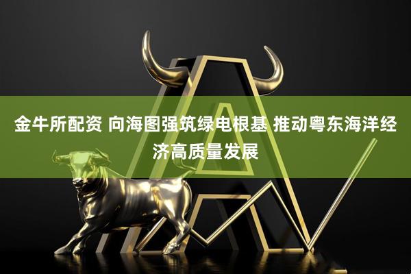 金牛所配资 向海图强筑绿电根基 推动粤东海洋经济高质量发展